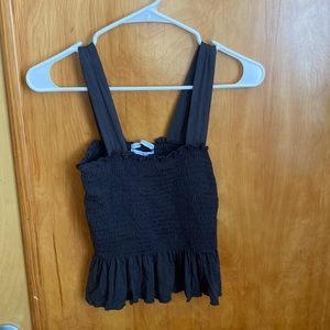 Faded black new with tags cute summer tank peplum top
